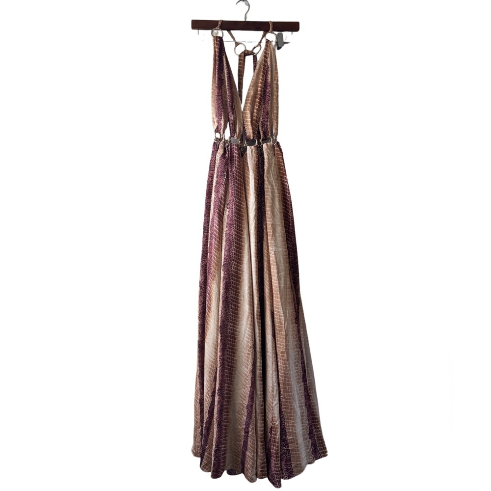 NWT ASOS animal print maxi dress size M
